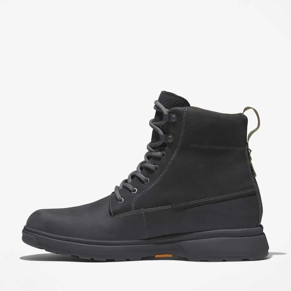 TIMBERLAND MEN'S 13 ATWELLS AVE ANKLE BOOT JET BLACK NUBUCK NIB